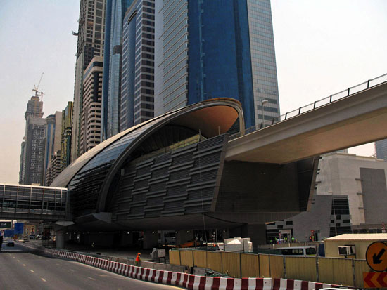 Metro station, Dubai