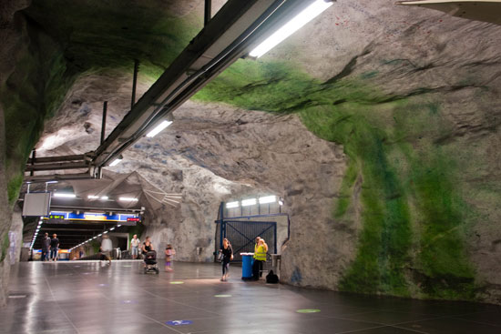 Stockholm tunnelbana, Swedia
