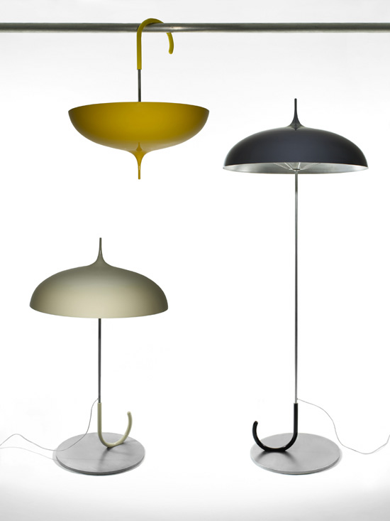 marie louise gustafsson: 'come rain or come shine' lamp in collaboration with daniel franzen