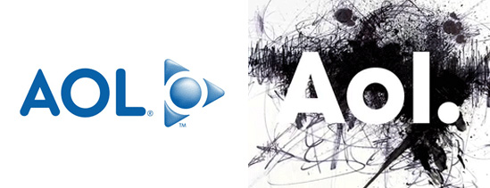 new AOL identity by wolff olins