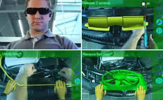 BMW: augmented reality to help with car repairs