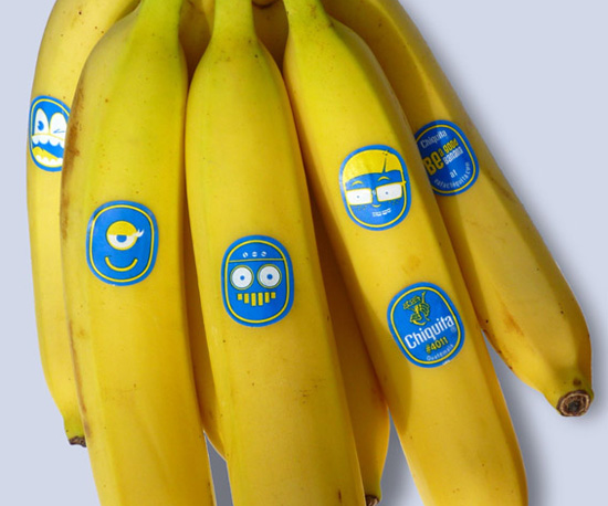 chiquita viral sticker campaign by DJ neff