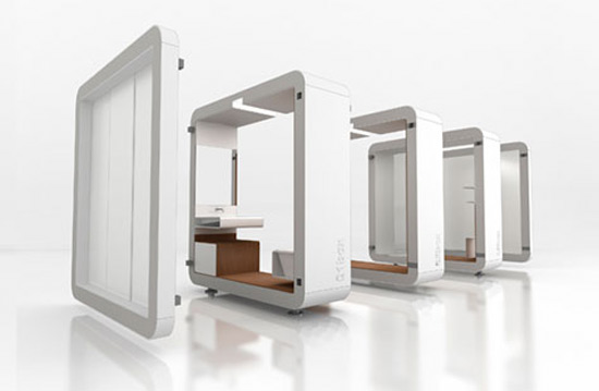 yonoh: 'box' a modular bathroom system