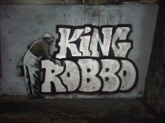 the word love in graffiti  Art: Banksy In Graffiti War With Fellow Street Artist Robbo