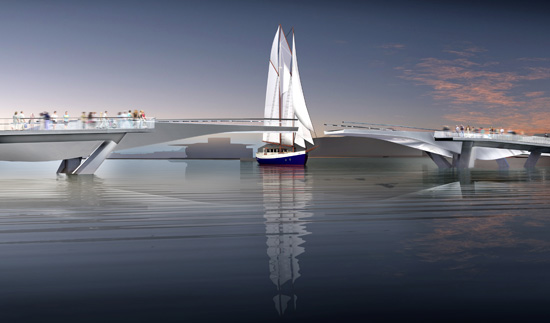 studio bednarski wins competition to design new opening bridge in copenhagen