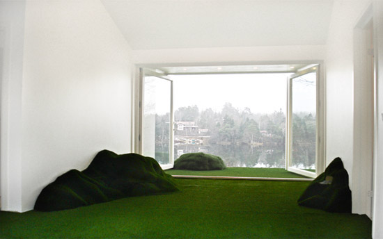Artficial grass lounge