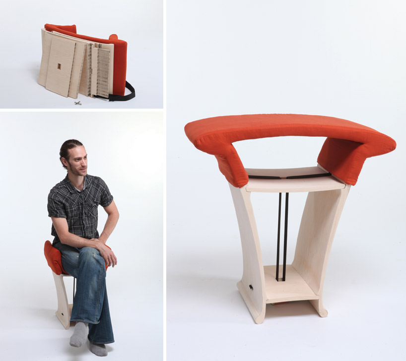 'hox   soft and folding furniture' by asaf yogev   design for all competition shortlisted revealed
