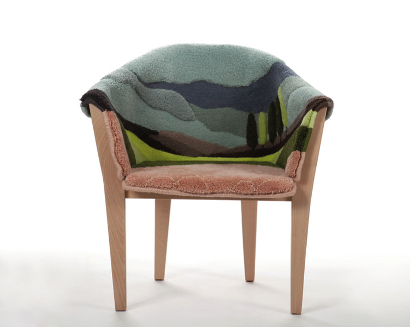 tal alkabes: somewhere   hand tufted armchair