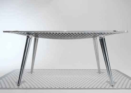 'colander' table by daniel rohr
