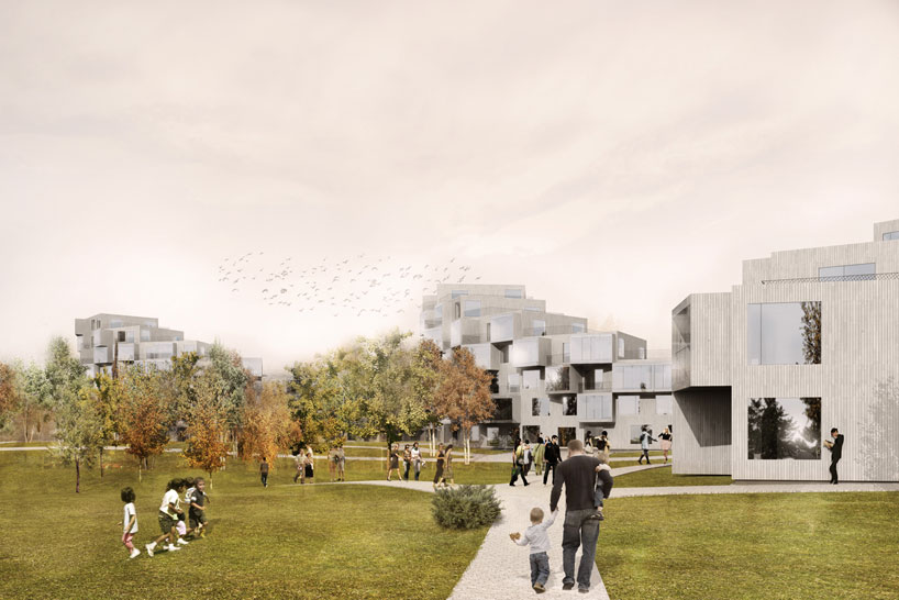 BIG architects: puu bo, 1st prize e2 timber competition in finland