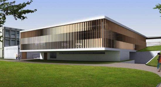 serero architects: university of amiens auditorium and library