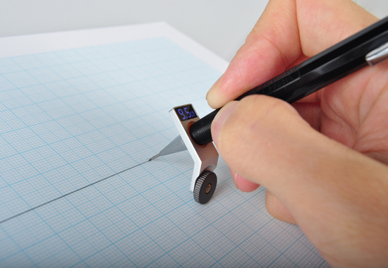 رسم خطوط دقیق با  ، خودکار با خط کش ، مداد با اندازه گیری