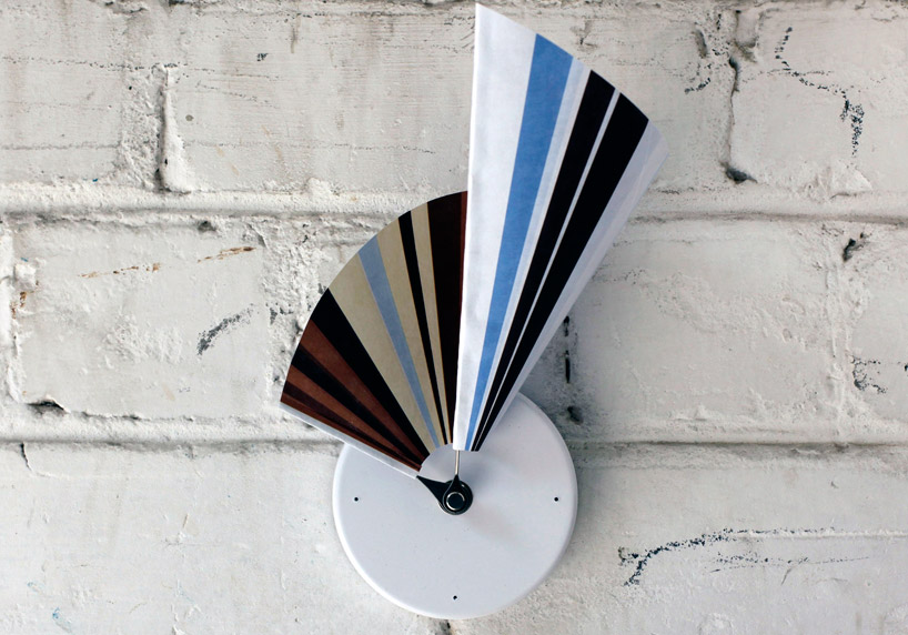 İnteresting  Manifold wall clock        Tasarımcılar : Studio Ve ( Shay Carmon ve Ben Klinger )