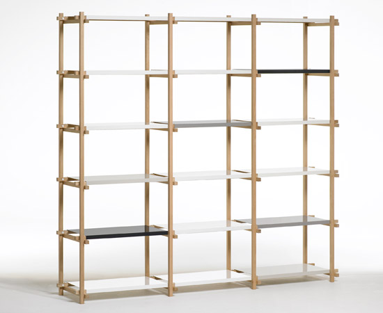 woody shelving system by hay
