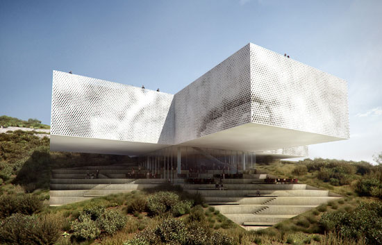 rojkind arquitectos and BIG architects: new tamayo museum, mexico city