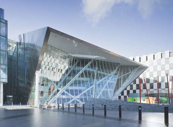 daniel libeskind: grand canal square theatre and commercial development