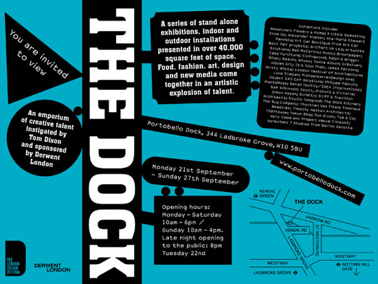 the dock at london design week 09 preview