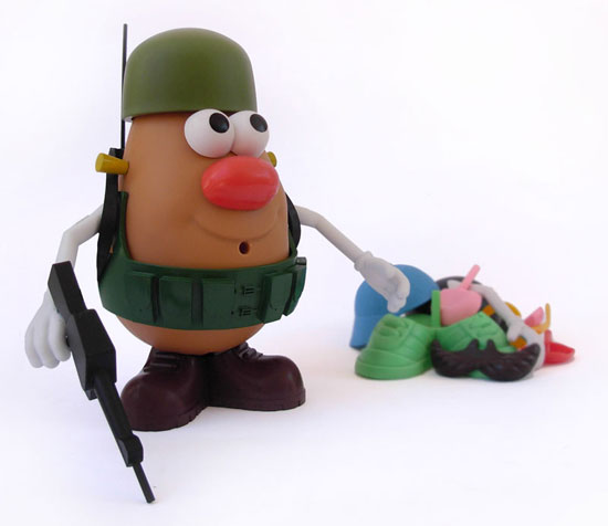 mr potato head   in the army by avihai shurin