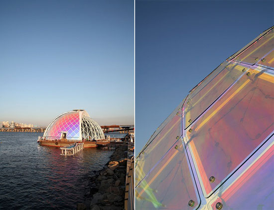 kyungam architects: floating stage