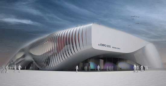 thematic pavillion for expo 2012 yeosu, korea