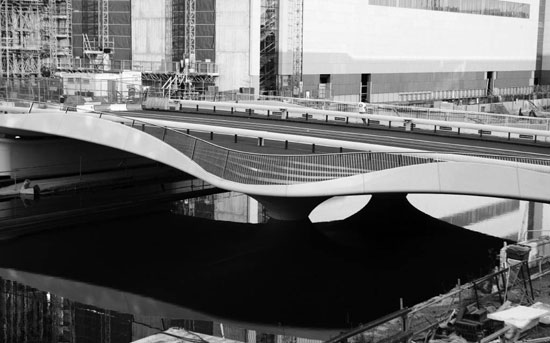 amanda levete architects: spencer dock bridge, dublin