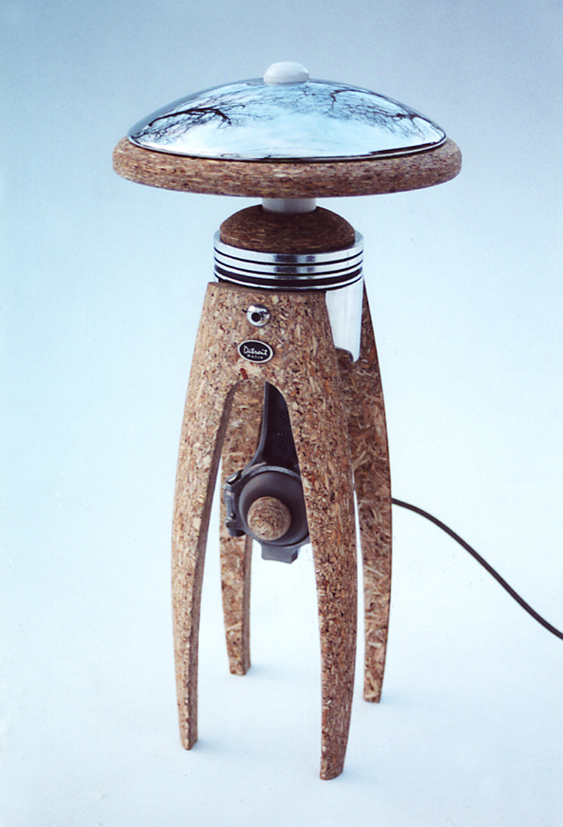 detroit relic piston lamps by stephen schock