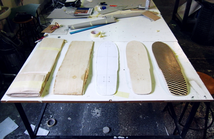 crank out handmade skateboards