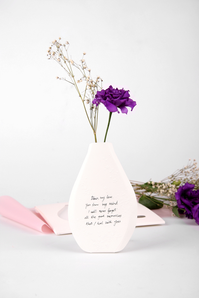 cauca design: paper vase