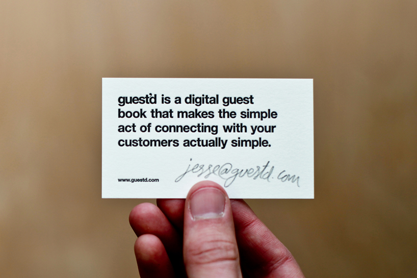 guest'd digital guestbook app