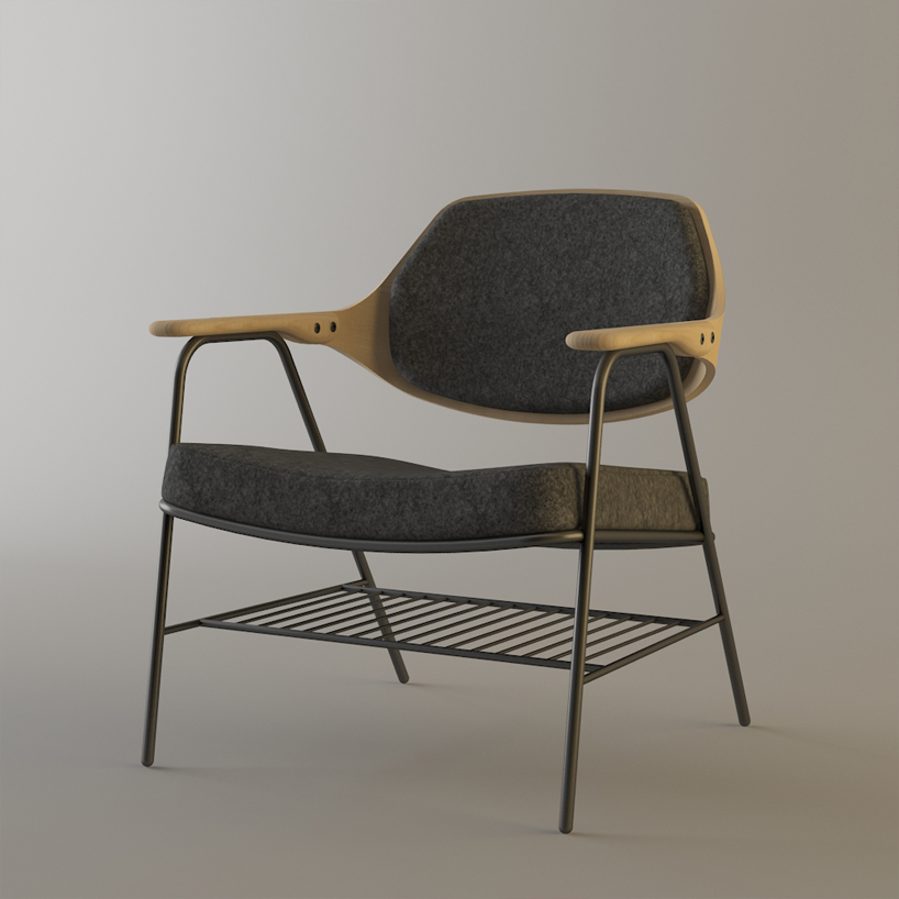 oliver hrubiak: finn lounge chair