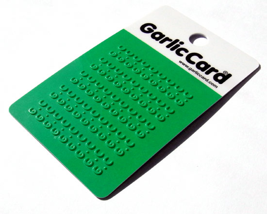 garlic card