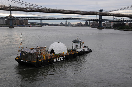 'waterpod' docks in new york