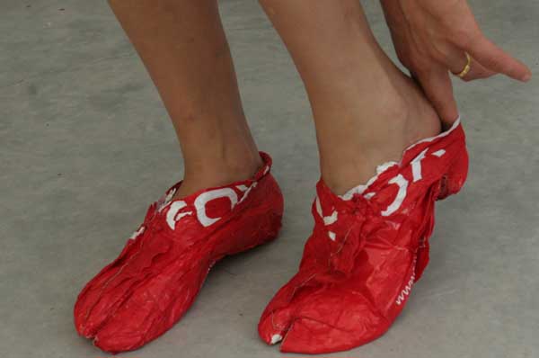 washable shoes made from recycled plastic