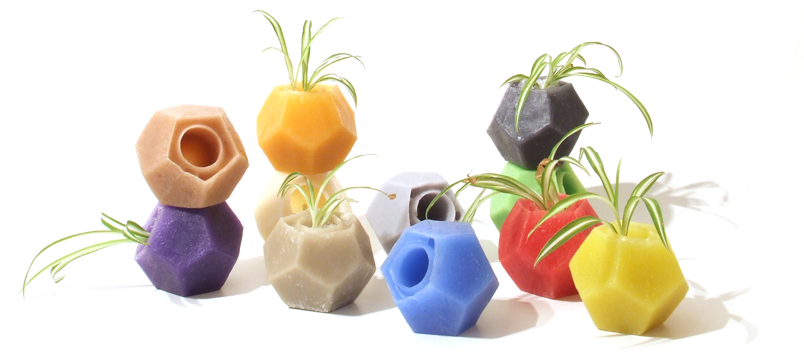 keli vase made out of wax with fragrances for your favorite plant