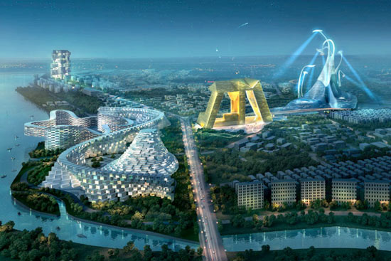 BIG, INABA, MAD, mass studies: urban plan proposal for ansan city   south korea