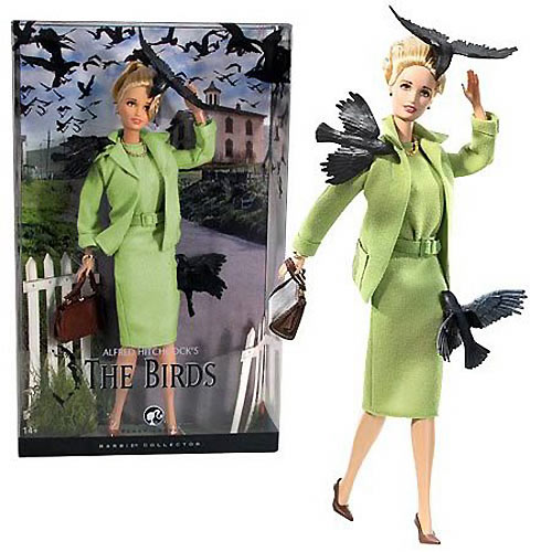 'the birds' themed Barbie® doll, licensed by Mattel, Inc.