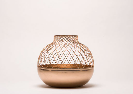 new additions to the 'grid vase collection' by jaime hayon