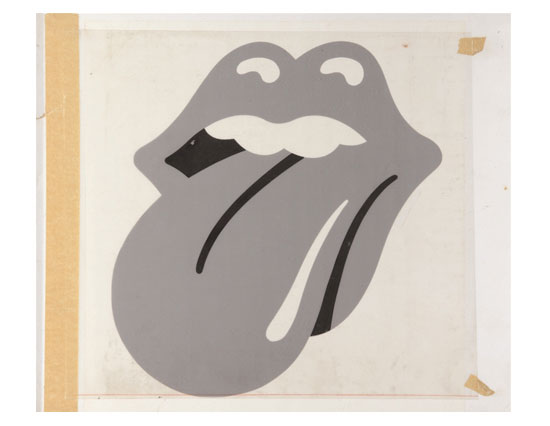 V&A museum buy the original rolling stones logo for 92,500 USD