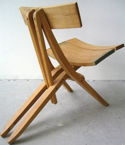 recycled wood chairs by john booth