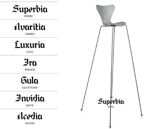 'saligia chairs' by thomas von staffeldt