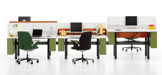 'playns'   office furniture by bouroullec brothers for vitra