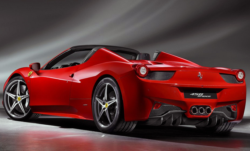 debuting at the 2011 frankfurt motor show this september the'458 spider'