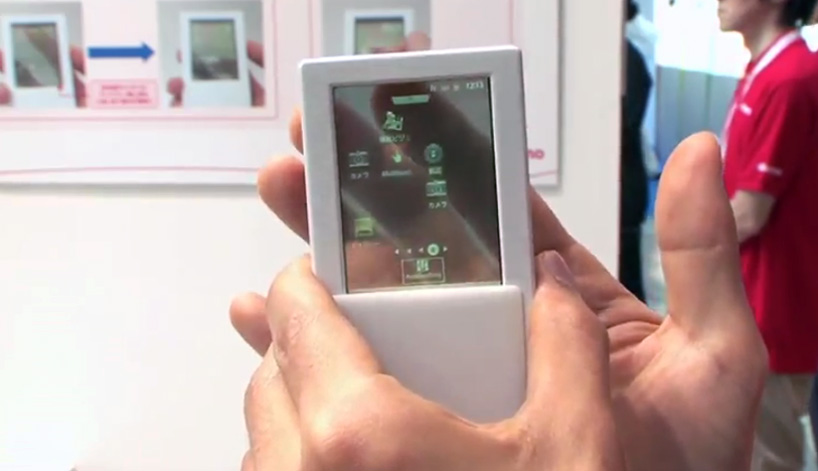 transparent double sided smartphone prototype