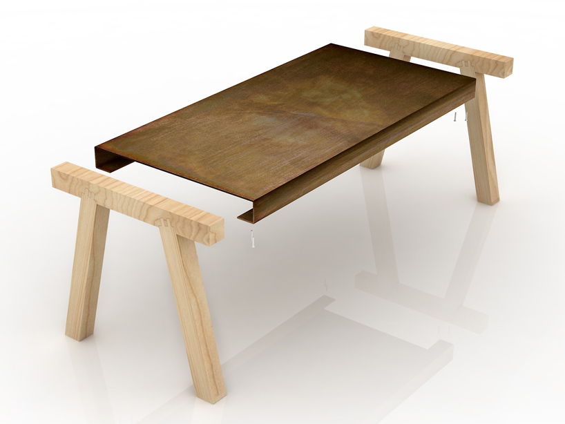 gum design: mastro work table for de castelli