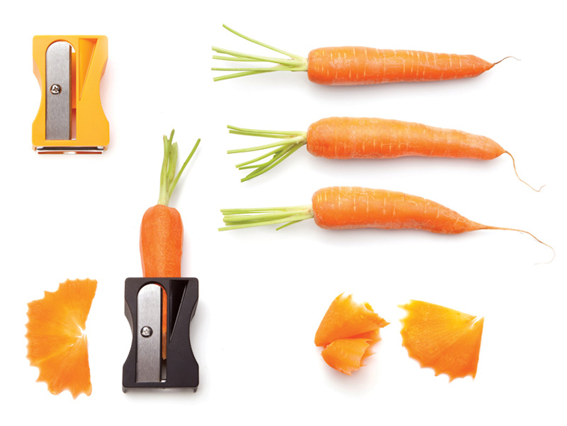 karoto   carrot peeler and sharpener by avichai tadmor