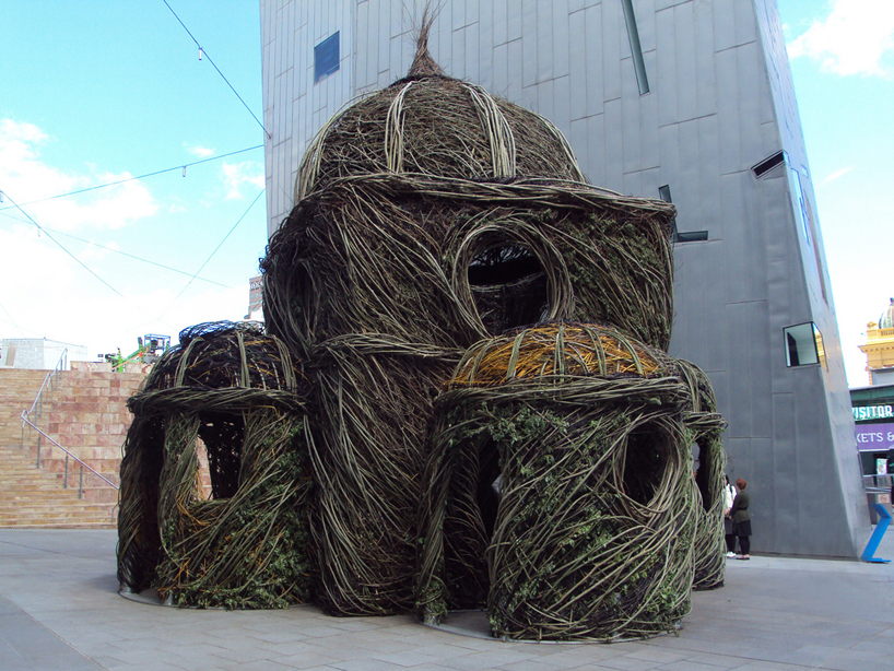a cathedral built from willow tree saplings by patrick dougherty