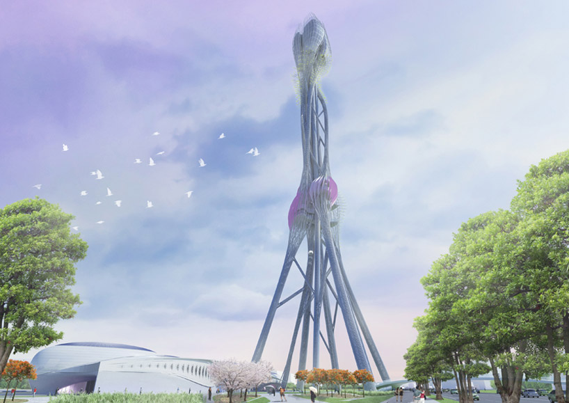 soma: multiple natures   fibrous tower for taiwan tower competition