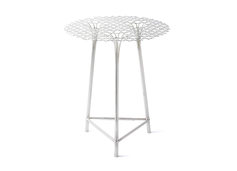 nendo: bamboo steel table for han gallery