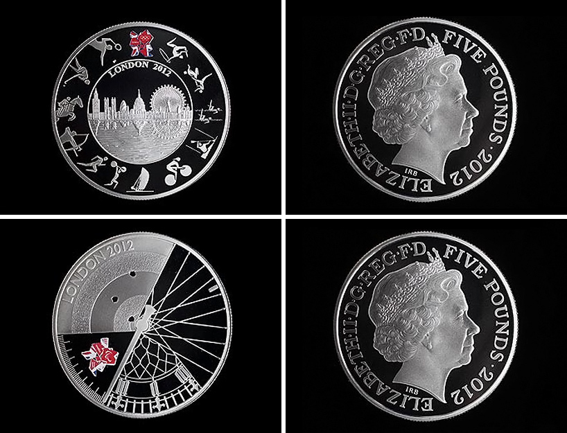 london 2012 olympic coin designs revealed