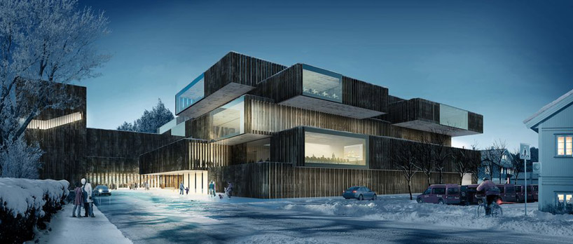 mecanoo + CODE: knowledge + cultural square in norway